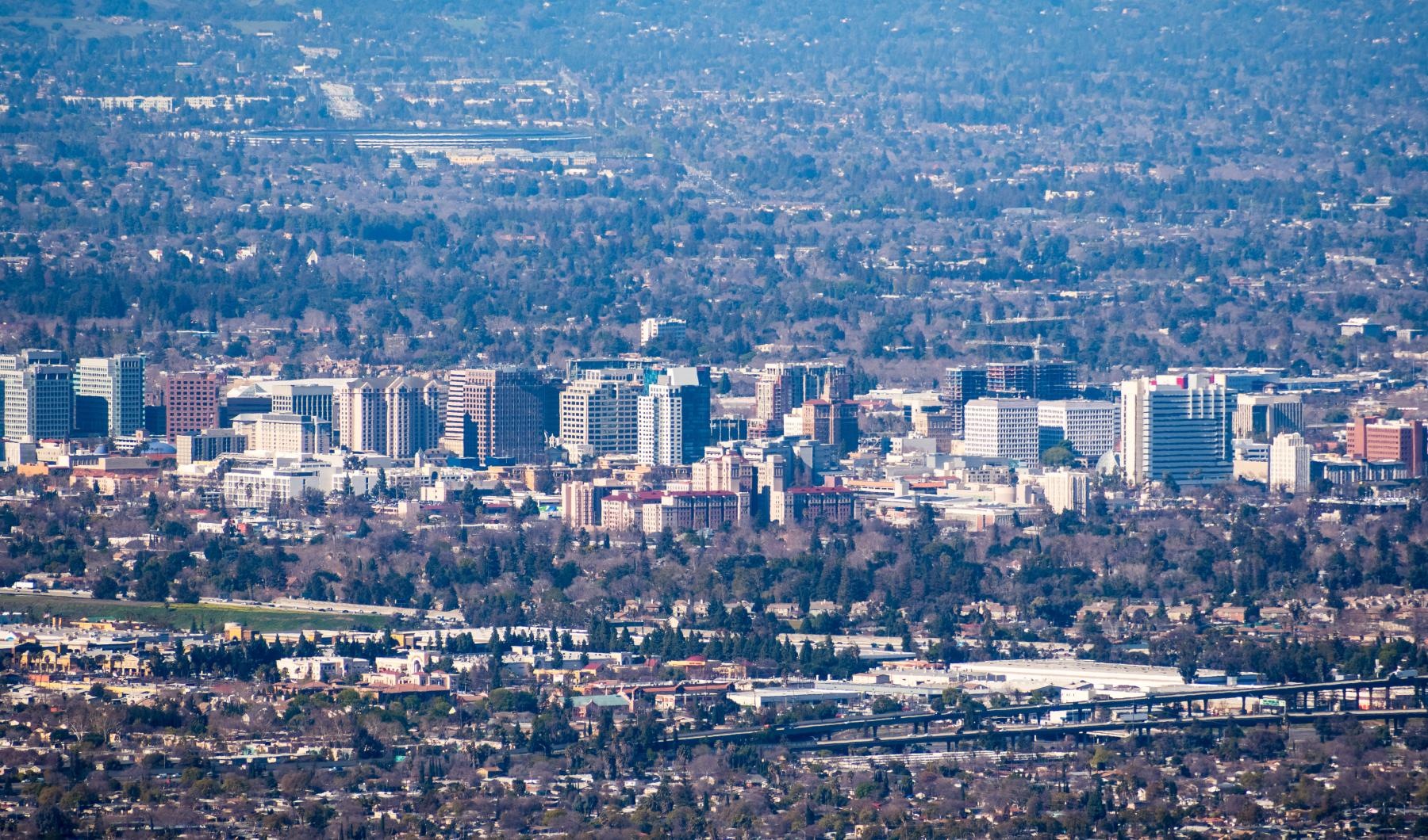 a city with many buildings